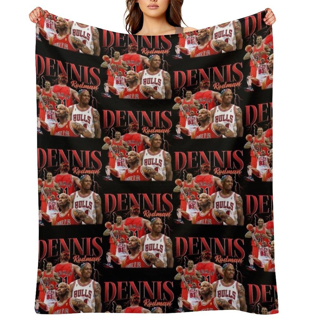 Basketball-Legenden Wurfdecke Personalisierte Geschenkidee Winterbetten Vintage Kinderdecken