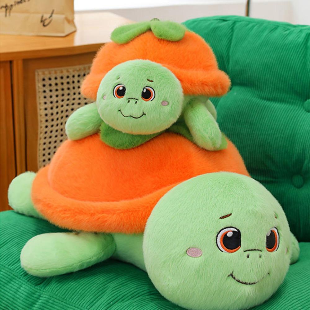 

Persimmon Turtle Stuffed Doll Pumpkin Turtle Animal Doll Kids Birthday Christmas 30cm