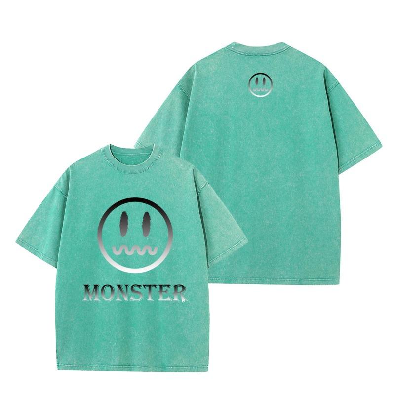 Vintage Classic Radiohead Tees North America Tour Rock Tshirt  Hip Hop Street Casual Top Sleeved Harajuku Streetwear Tops Tees