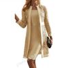 Women's Lace Cardigan Dress with Two Coats - Colorful New Design