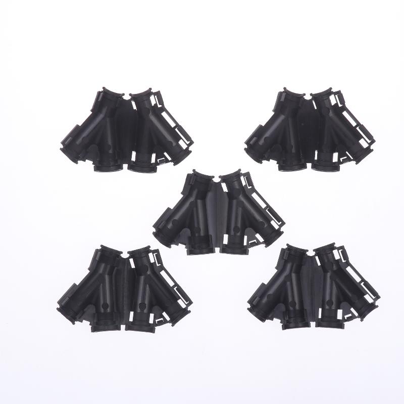 5/10Pcs Y-Shaped Pipe Tee Connector Clamp Automotive Wiring Harness Cable Fixing Clip 9817079 Automotive Sheath V-Manifolds