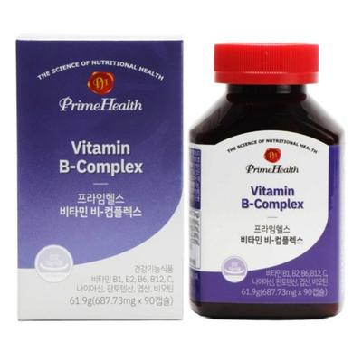 Prime Health Vitamin B Complex 687.73mg, 90 Tablets, 1 Unit