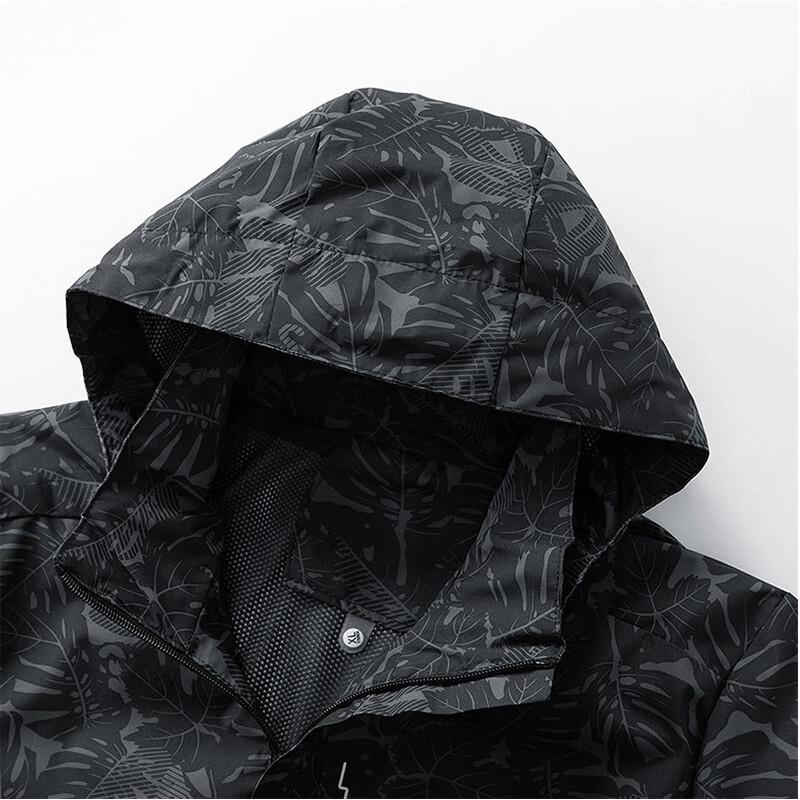 MaoRen Men's Spring Autumn Hooded Windbreaker Jacket