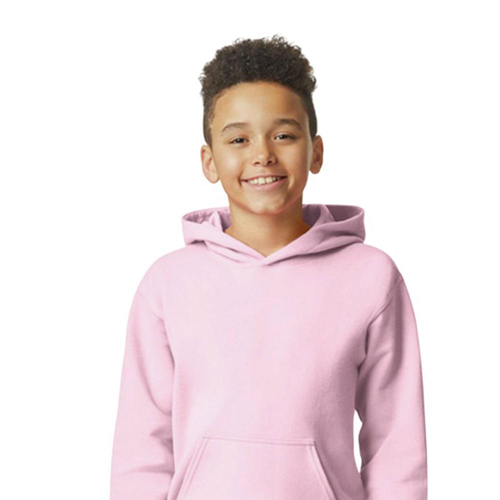 Gildan Childrens/Kids Softstyle Plain Fleece Midweight Hoodie