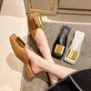 Metall Lackleder Slipper Wrap Zehen Damen Schuhe für Draußen Neuer Stil Lässige Sandalen für Damen Sandalias De Mujer