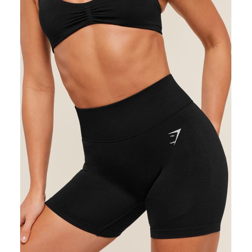 Gymshark Interval Seamless Short Black B6b3k Bb2j