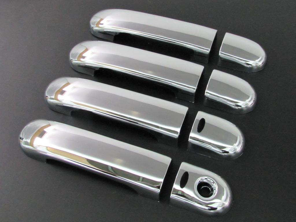 BRIGHTZ Chrome Door Handle Covers for Cube Cubic Z11 Series Intelligent Key Part Number 678 [TIIDA-NOBU-FS-A4B0C1D2E1] Compatible,