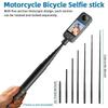 Motorcycle Mount kit for Insta360 X5 X4 X3 X2 RS DJI GoPro Double Clamp Handlebar Selfie Stick for Insta 360 Mount Accessories