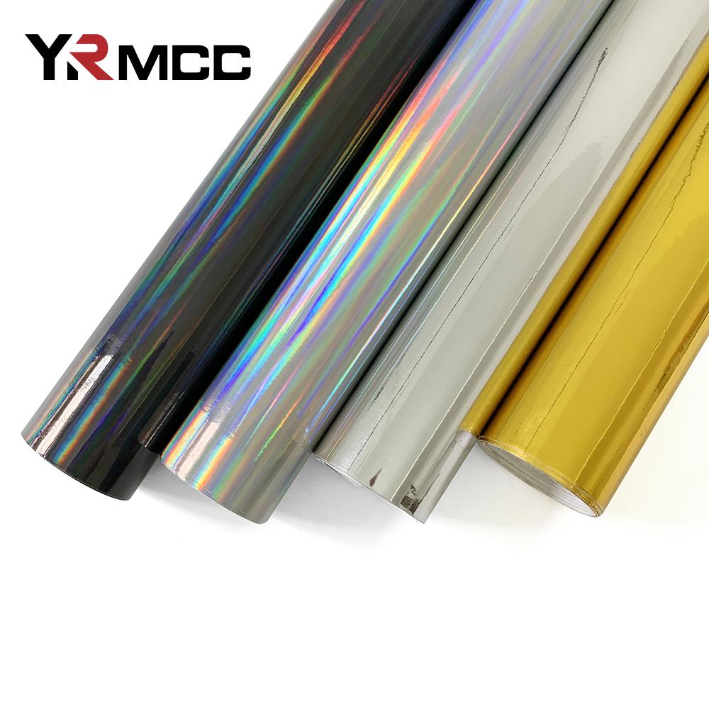 Holographic Chrome Vinyl Plating Car Sticker For Auto Body Decorationand Truck Decoration Auto Decals Air Bubble Free