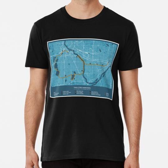 Twin Cities Marathon Kilometer Markers Size S to 5XL Made in the USA T-Shirt Unisex T-Shirt XXXXL