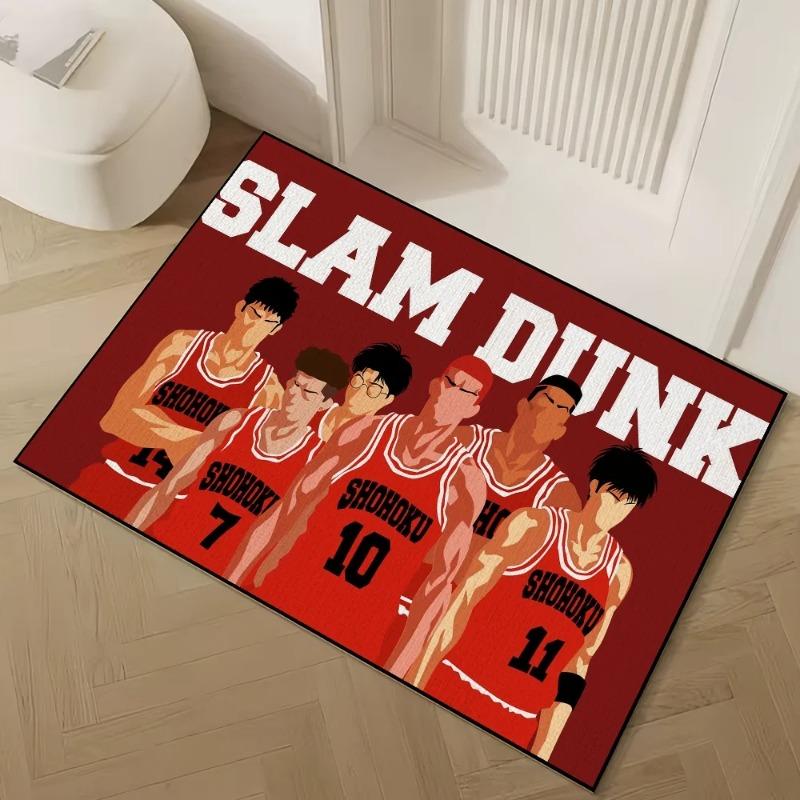 Disney Bilibili SLAM DUNK Door Mat Welcome Doormat Floor Bedroom Kitchen Bath Balcony Hallway Rug Home Carpet Decoration