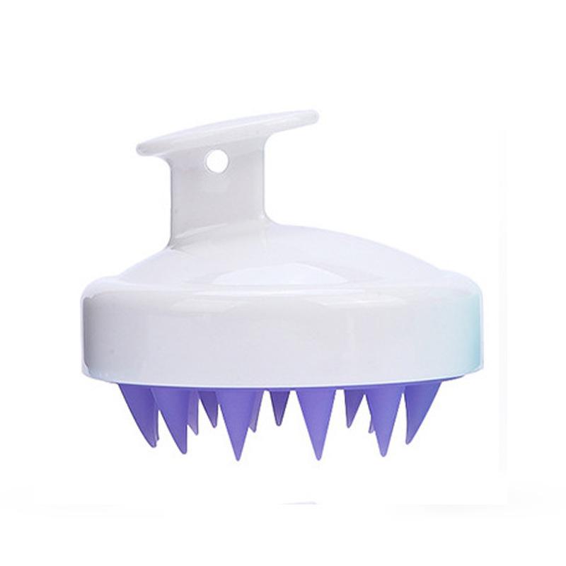 Silicone Scalp Massage Brush: Soft Bristle Shampoo & Meridian Care for Adults
