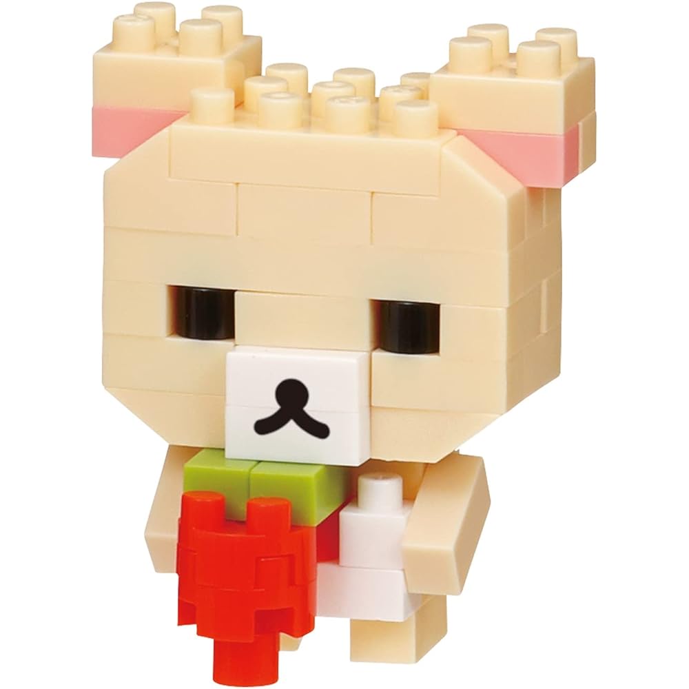 Kawada Nanoblock Mini Rilakkuma Vol. 2 Box Set 6 Pieces Collectible Building Blocks