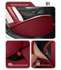 Universal Nappa Leather Car Seat Covers - Four-Season, Full-Coverage Cushion