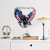 Bald Eagle Wall Sticker Reusable Electrostatic Wall Decals Waterproof Moisture-Proof Wall Sticker for Home Living Room Bedroom Decor
