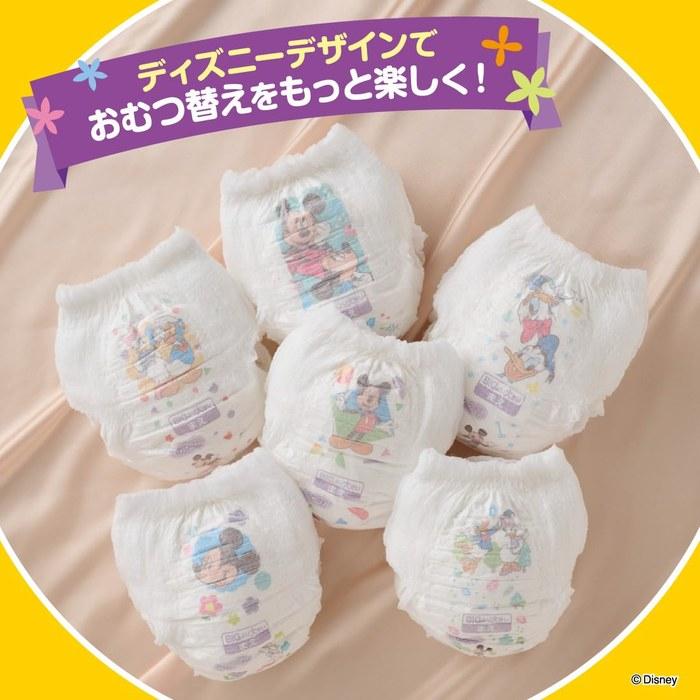 Goon Gun Gun Absorption Pants Diapers (13-28kg) 108 Count (36x3) - Disney Design, Large Size