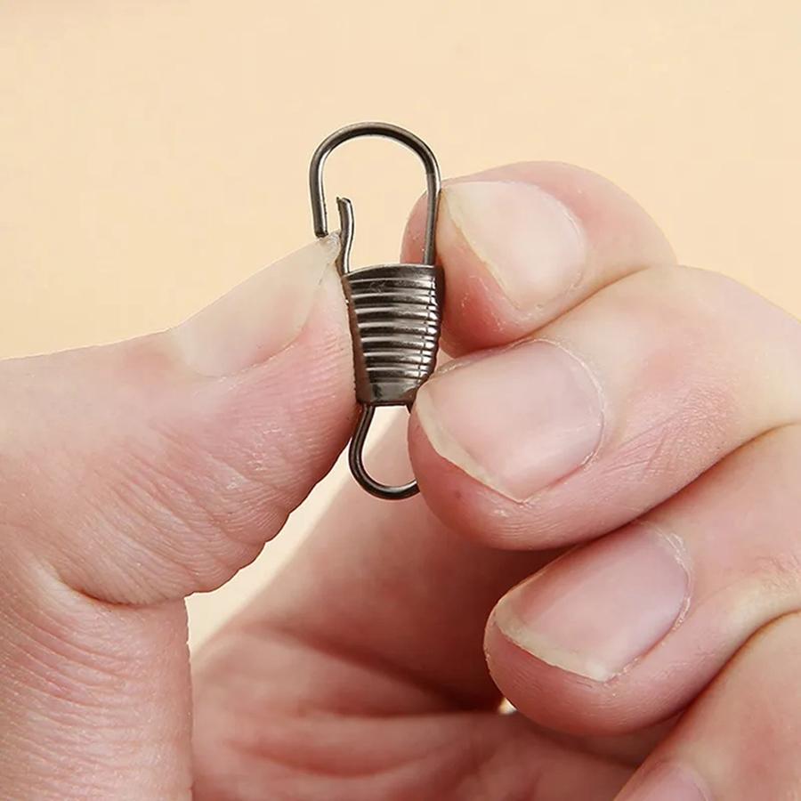 10Pcs Zipper Slider Metal Small Clasp Repair Kit Replacement for Broken Buckles Zippers Puller Head Suitcase Zipper Pull Tab