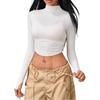 Nike T Shirts Women's White Crew Neck Moderate Other FZ6567-030