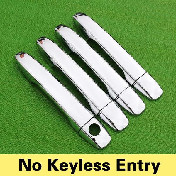 for Toyota Venza Chrome Door Handle Cover Trim Set 2008 2009 2010 2011 2012 2013 2014 2015 2016 2017 Accessories Car Styling