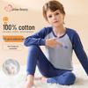 Urban Beauty Boys' 10A Antibacterial Cotton Thermal Underwear & Pajama Set