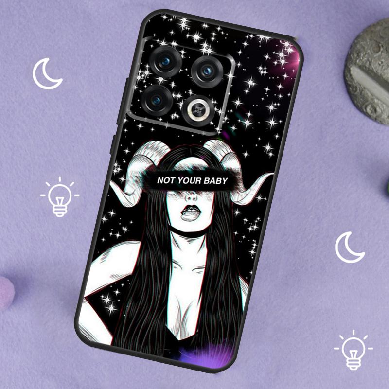 Aesthetic Devil Woman Bad Girl For OnePlus 15 13 12 11 13R 12R 10R 13T 10T 8T Case For OnePlus Nord 5 CE 3 2 4 Lite N20 N30