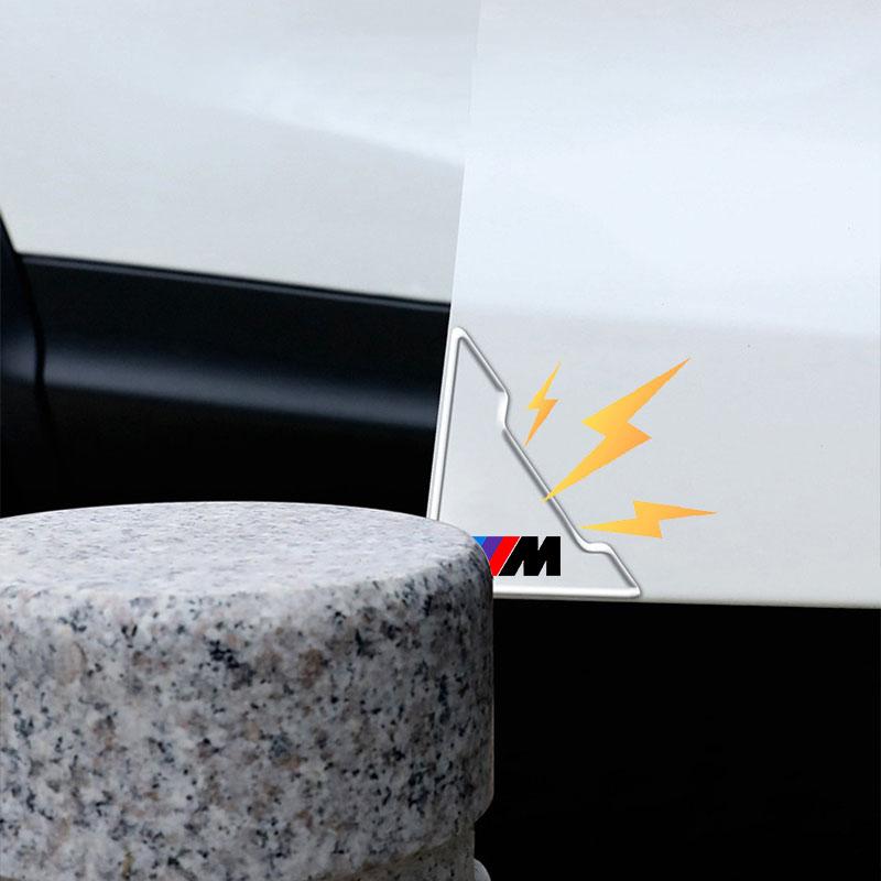 2Pcs Car Door Corner Protection Decals Stickers Car Styling For BMW E39 E46 E90 E36 E60 E34 E30 F30 X1 X3 X5 X6 71 E92 E93 E87