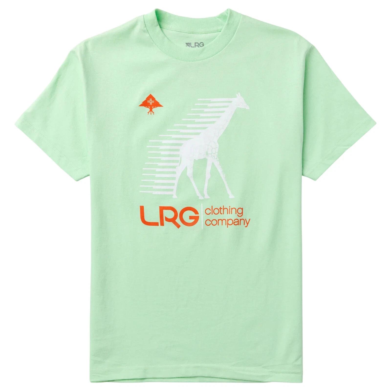 

Lifted Research Group Mens LRG Swift Giraffe Mint Green Shirt NWT Small 3XL