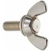 TRUSCO Forged Wing Bolts, Stainless Steel, M6 X 15, Pack of 5, B350615