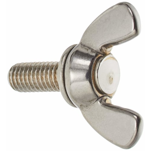 

TRUSCO Forged Wing Bolts, Stainless Steel, M6 x 15, Pack of 5, B350615