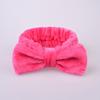 Make-up Hoofdband Effen Kleur Hoge Elasticiteit Huidvriendelijk Strikje Koraalvlies Haarband Haaraccessoires