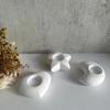 Epoxid Kerzenständer Silikonform Kerzenbasisform Stern/Mond/Herz Kerzenhalter Formen DIY Ornamente Heimdekorationen