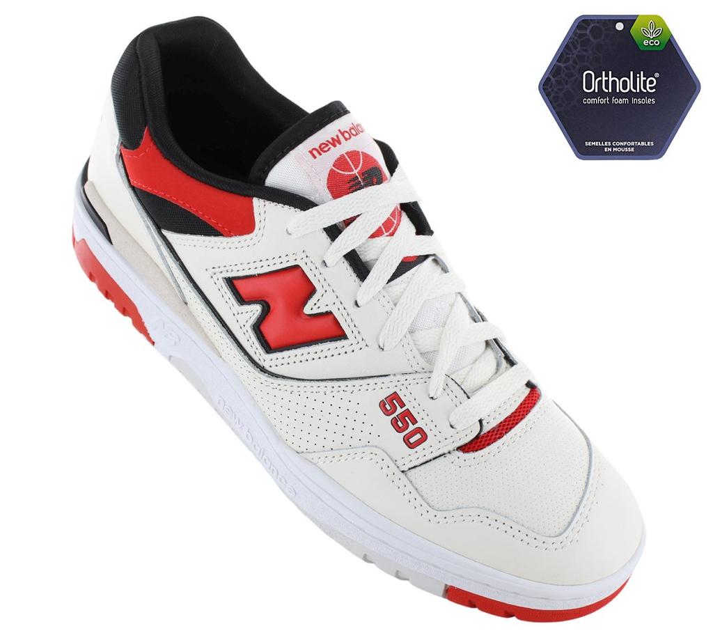 New Balance 550 - Men's Sneakers Shoes Leather White BB550VTB ORIGINAL