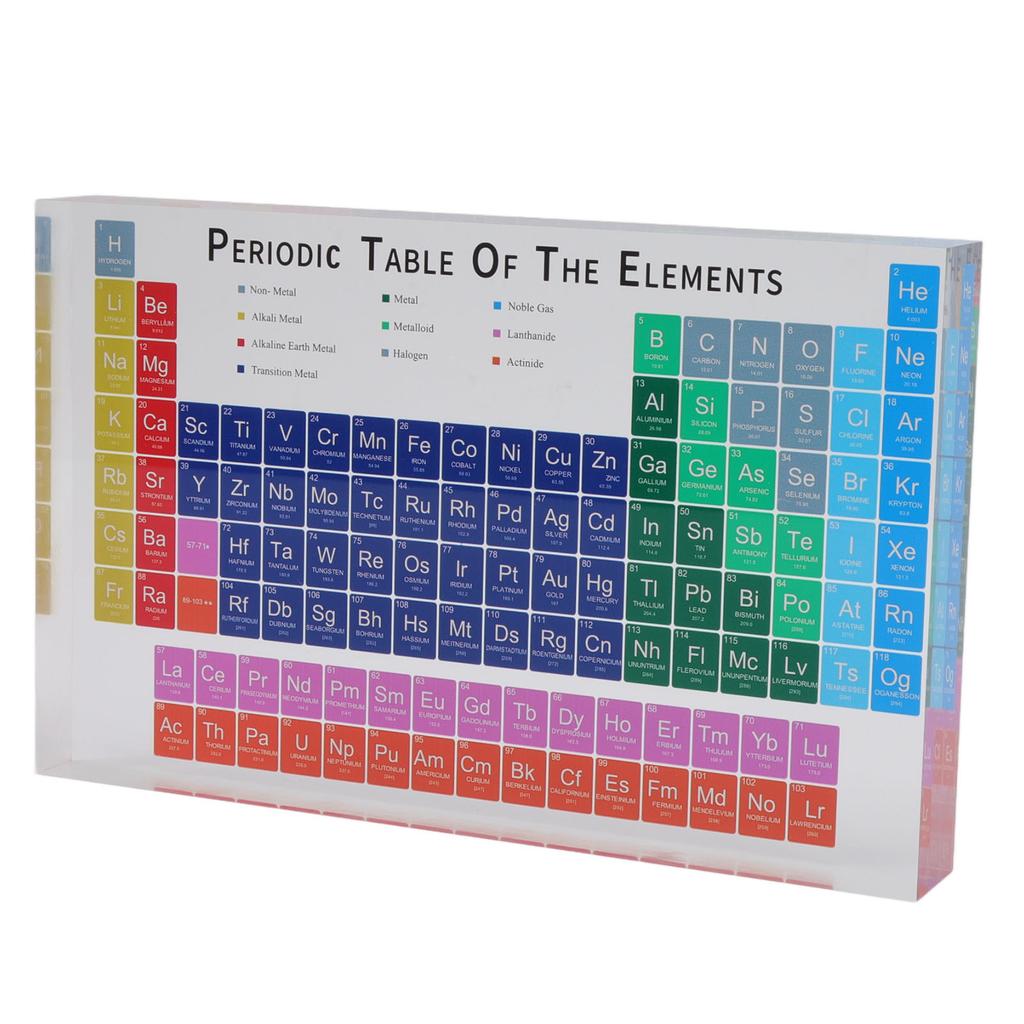 Educational Periodic Table Decoration Safe Odorless Modern Acrylic Periodic Table   for Home School