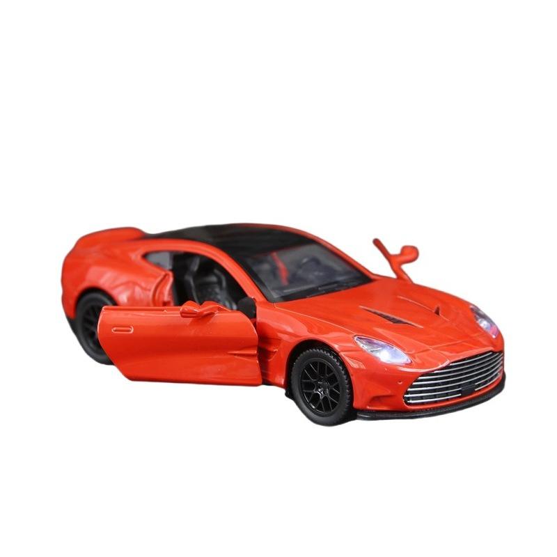 AAZY1 1:34 Vanquish 2025 Alloy Supercar Model Has Sound and Lighting Functions Two Doors On Both Sides That Can Be Opened