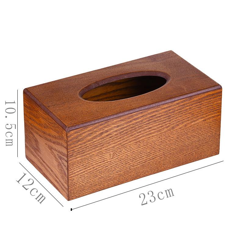 

Черная деревянная коробка для салфеток, элегантный держатель для салфеток 23x12x10,5 см для гостиной дома и отеля