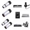 1-5PCS Male/Female Compact XLR Microphone Solder Adapter 90° Right 3Pin XLR Audio Mic Microphone DMX Plug Jack Socket