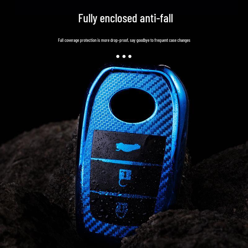 Toyota Car Key Cover for Crown, Highlander, Corolla, Hybrid, Prado, Camry - Shell Case Buckle