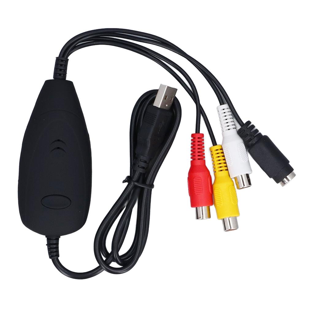 VHS DVD Maker Video Capture Card Professional Plug and Play USB 2.0 Video Capture Card for Windows