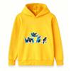 Kids Boys Girls Pullover Hoodie, Cool New Water Graffiti Letter Print Casual Long Sleeve Hooded Sweatshirt for Daily Wear