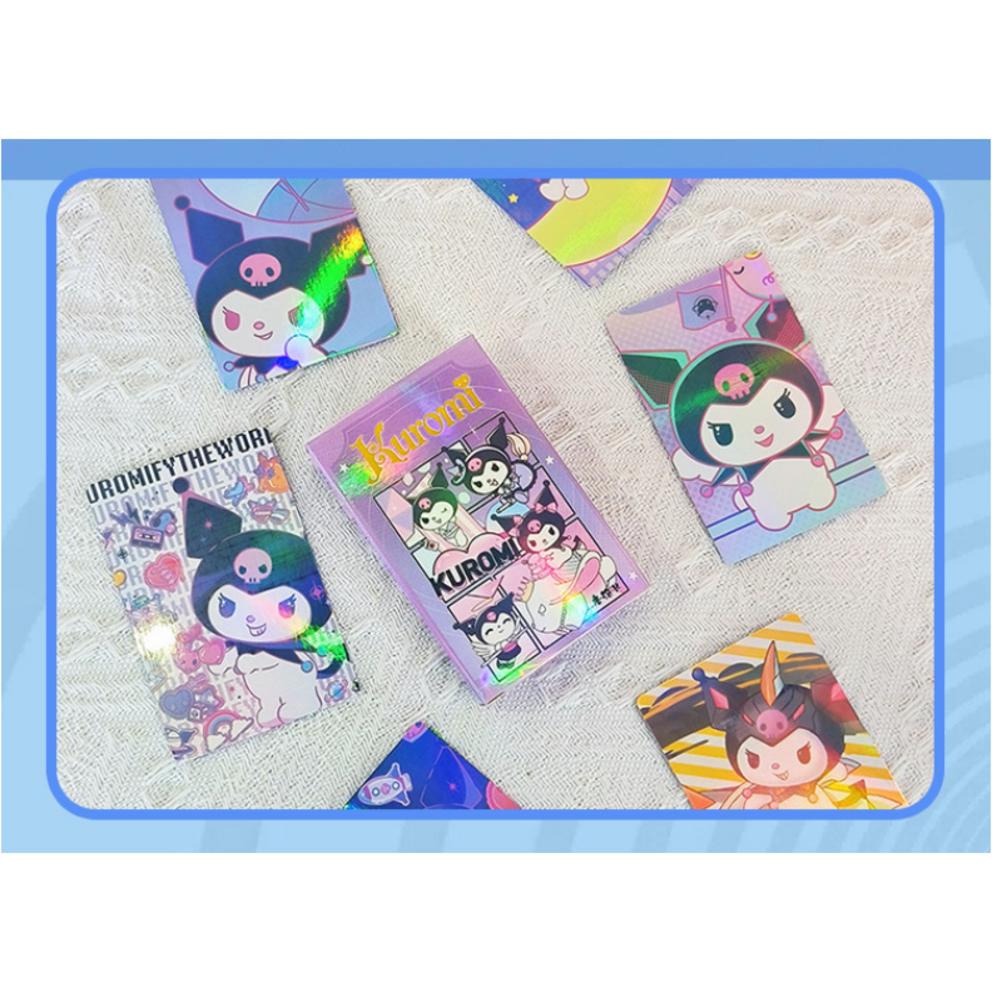 Mapsiai Sanrio-figur 55-ark holografiska varor fotokort, My Melody, 1 styck