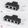 Phone Splitter Adapter 3port/4port Extension RJ11 6P6C Telephone Wall Adapter 1 To 3/4 Splitter Expand Connection