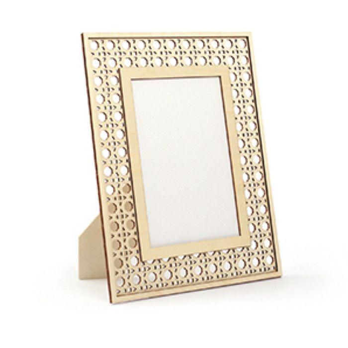 Cadre Cannage Rectangulaire 17x22x0,7cm