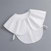 Girl Shirt Detachable Collar Chiffon White Round Neck Lapel Fake Collar Decoration Ladies Neck Clothing Accessories