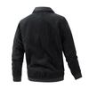 And Winter New Corduroy Men's Solid Color Double-sided Zipper Pocket Thick Jacket