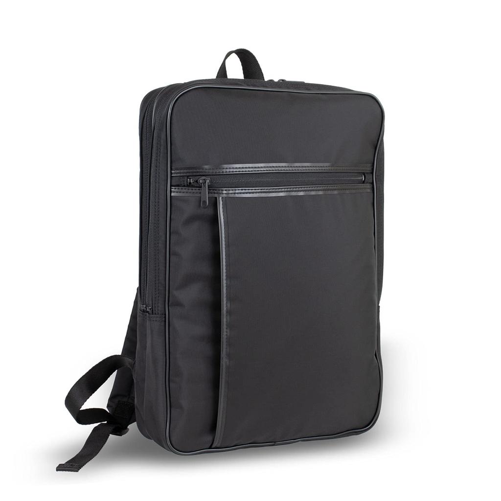 [aso] B4S Backpack, Sustainable Business Style, Men's Business Bag, SDGs, Recycled Materials, Nylon, 16-inch, A4, Black, bs-e193-bl