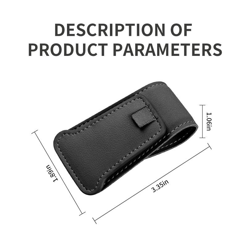 Car Sunglasses Clip Sun Visor Glasses Holder Card Ticket Holder Stable Storage Clips Eyeglasses Hanger Magnetic Glasses Holder