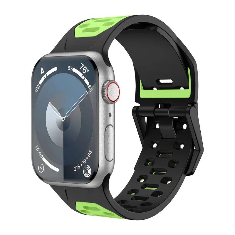 Classic Strap For Apple Watch Band 44mm 45mm 49mm 40mm 41mm 38mm 42mm Soft Silicone Sport Bracelet Iwatch Serise 9 8 7 SE 6 5 9 Ultra 2