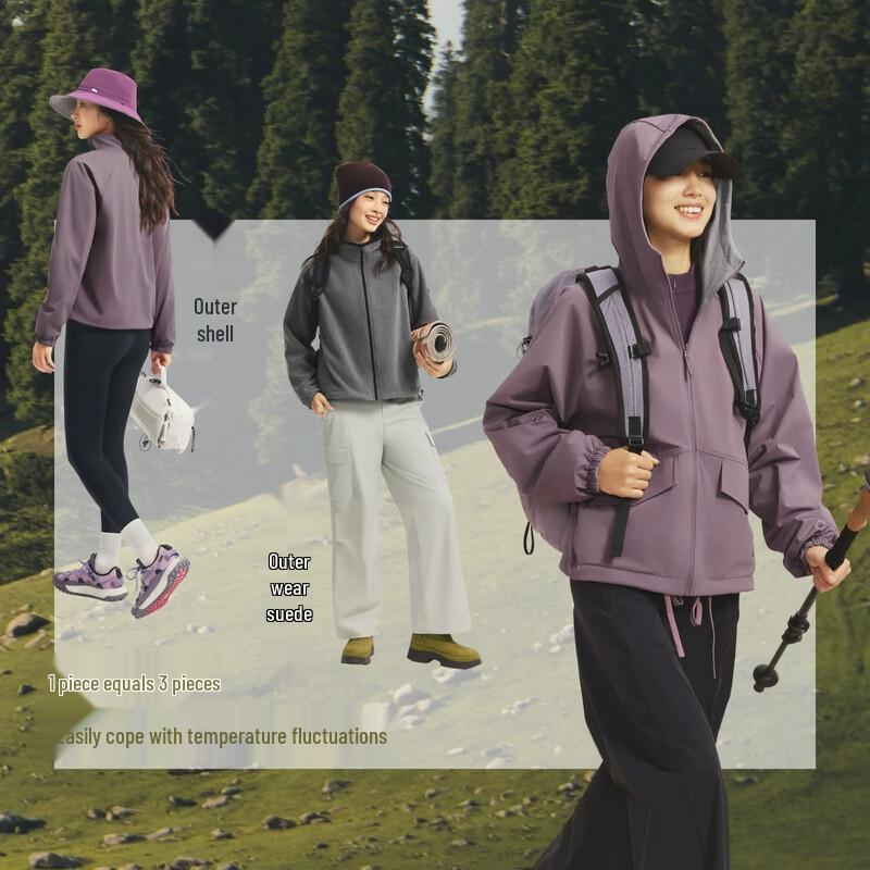 Beneunder Women's Reversible Fleece Stand-Collar Jacket
