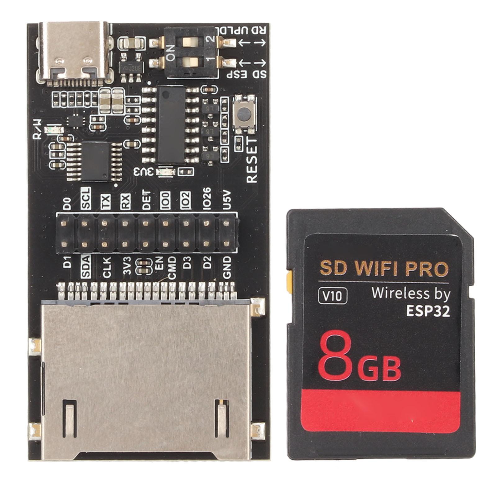 

Storage Card WiFi PRO Wireless Cloud Transmission Module with 8GB Storage Card Uploader Card Reader
