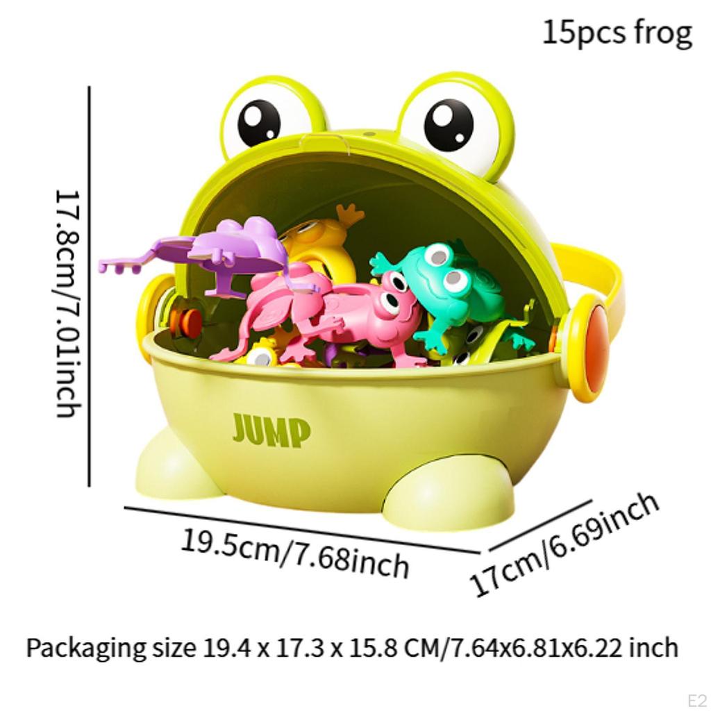 Assorted Colors Jumping Passover Frogs, Funny Bouncing Frog Toys for Children